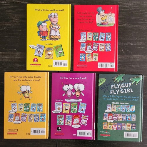 FLY GUY by Tedd Arnold Hardcover Children's 5 Books Lot - Picture 2 of 2