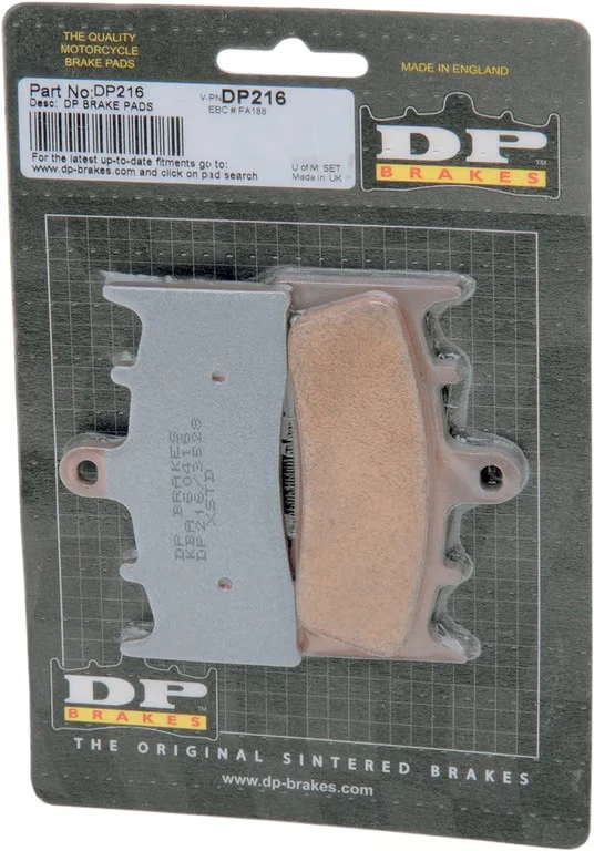 DP Standard Sintered Metal Brake Pads - Jaybrake Four-Piston (Late Style) DP216 - Image 3 of 4