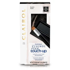 Root Touch-Up Temporary Concealing Powder, Black Hair Color, Pack of 1