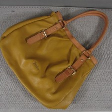 Borsa a mano vintage Valentina in pelle tracolla Italia senape primavera hobo