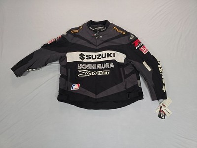 Joe Rocket Suzuki GSX-R Yoshimura Jacket 3XL Black Gray NWT - AMA Superbike