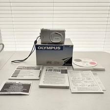 OLYMPUS D-550 ZOOM CAMEDIA 3MP Digital Camera w/Memory Card Reconditioned Works 