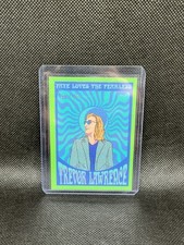 2021 Topps Green X Trevor Lawrence #34 Fate Loves Fearless Rookie RC card /150. rookie card picture