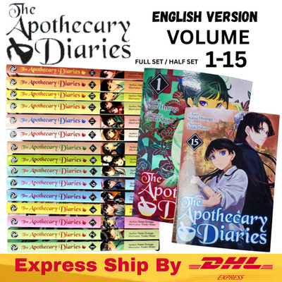 The Apothecary Diaries English Light Novel Collection Vol. 1-15 Full/HALF SET