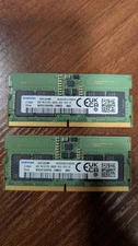 Samsung 16GB (2x8GB) DDR5 5600MHz Laptop RAM SO-DIMM – New Pull