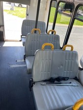 Ford E-350 Shuttle Bus Seats Base 4 Double 1 Single Durable Comfortable