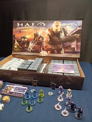Halo Interactive Strategy Game 2008 Microsoft W/dvd Board Game 100% complete 