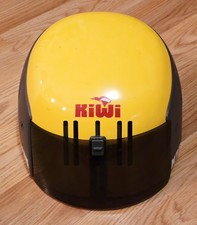New Vintage Nos Bertone Design Kiwi K35 Bike Helmet Yellow Large Swiss Made Nib