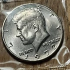 1972 P JFK Half Dollar BRILLIANT COIN MINT UNC Sealed IN Cello.