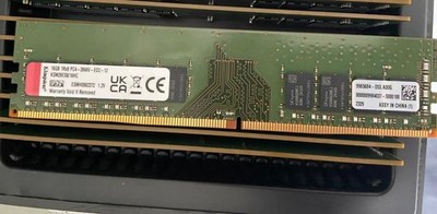 Kingston 16GB DDR4 2666MHz ECC UDIMM RAM 1Rx8 PC4-2666V-E PC4-21300 288pin