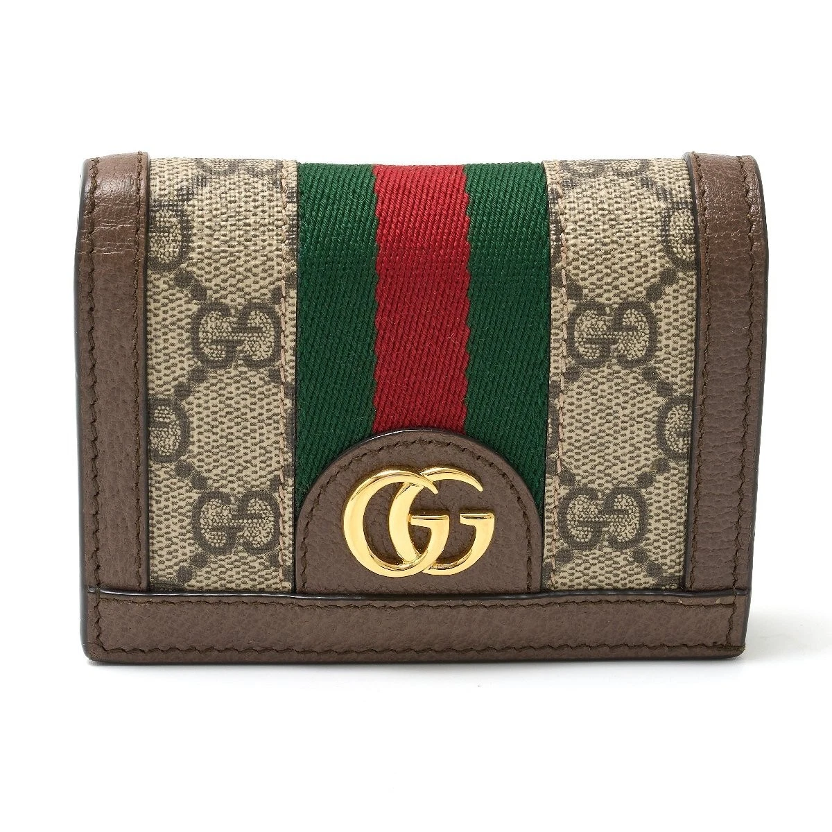 Gucci Ophidia GG étui à cartes pièce de monnaie et serpent 523155 mini portefeuille cuir suprême 60505