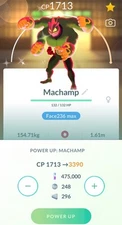 Pokemon Level 50 Shiny Gigantamax Machamp All Max Moves Unlocked Go