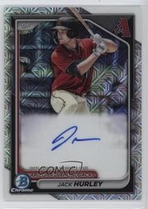 2024 Bowman Chrome Prospect Mega Box Auto Jack Hurley #BMA-JHU Auto