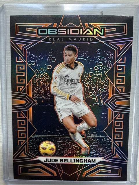 2023-24 Panini Obsidian Electric Etch Orange 12/40 Jude Bellingham #187 - Madrid