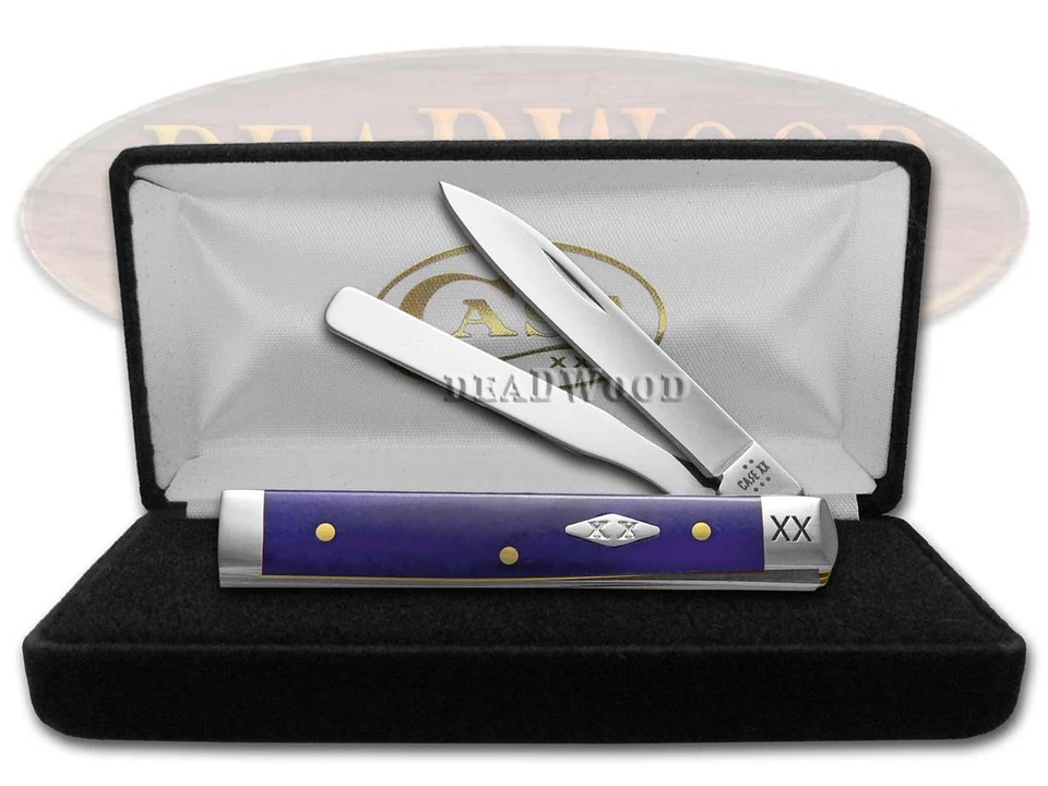 Cuchillo de bolsillo Case xx Cuchillos Baby Doc hueso ultra violeta 12508 acero inoxidable 1/500 Foto 4 de 4