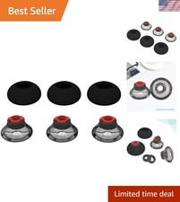 Medium Silicone Eartips Replacement for Plantronics Voyager 5200 Series - 3 Pack