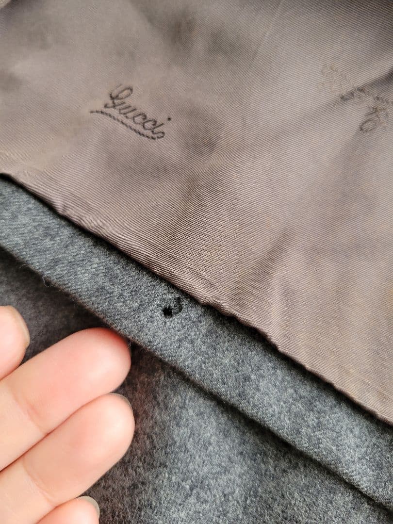 GUCCI Vintage Batwing Dress Beaded Decoration One Piece Size 38 147368K Authen thumbnail 18