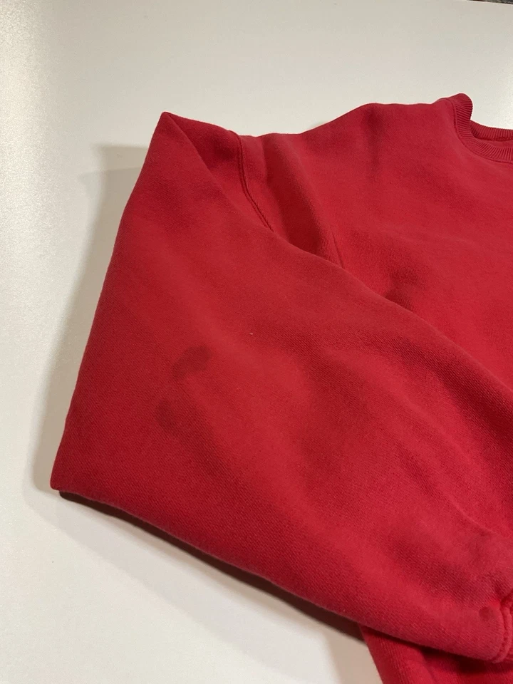 Sudadera roja vintage Gap Blank para mujer talla M cuadrada años 90 Foto 2 de 4