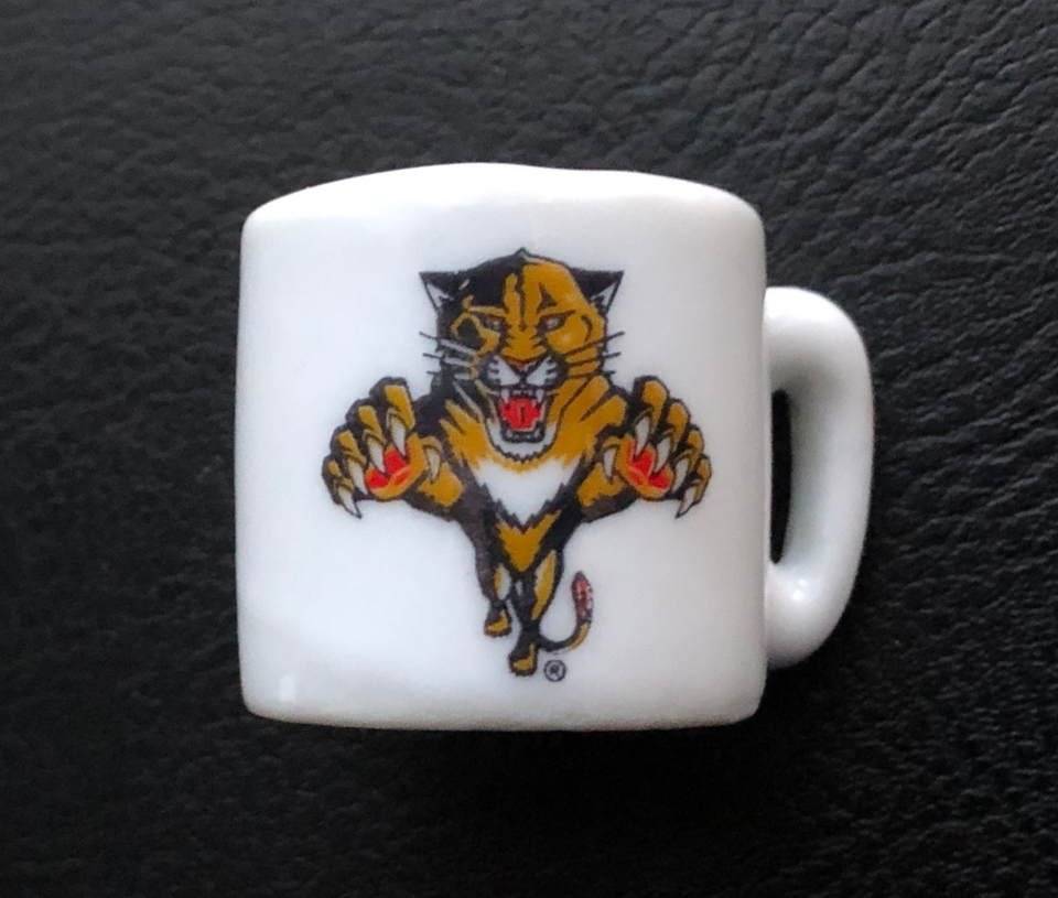 Vintage FLORIDA PANTHERS Mini Miniature Mug Cup w/ Team Logo | eBay
