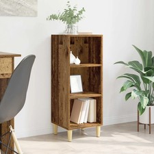WALPLUS Sideboard Old Wood 34.5x32.5x90cm Slim Storage Cabinet Unit