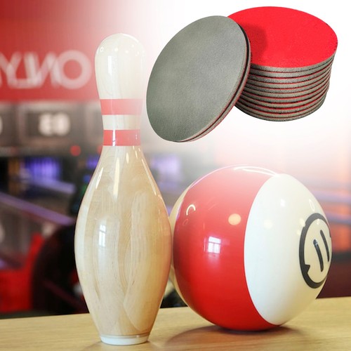 24 Pieces Bowling Sanding Pads-Resurfacing Polishing Kit Bowling Ball CleanerKit - Foto 16 di 74