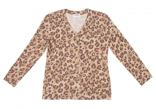 Cárdigan estampado animal YOSHIE INABA L'EQUIPE talla S-M (K-139331) Foto 2 de 4