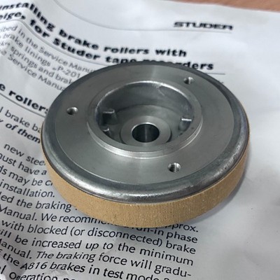 Revox Studer Brake Drum 1.077.562.00-V para A77, B77, PR99 NOS