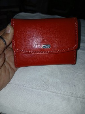 Fabretti Red Leather Wallet