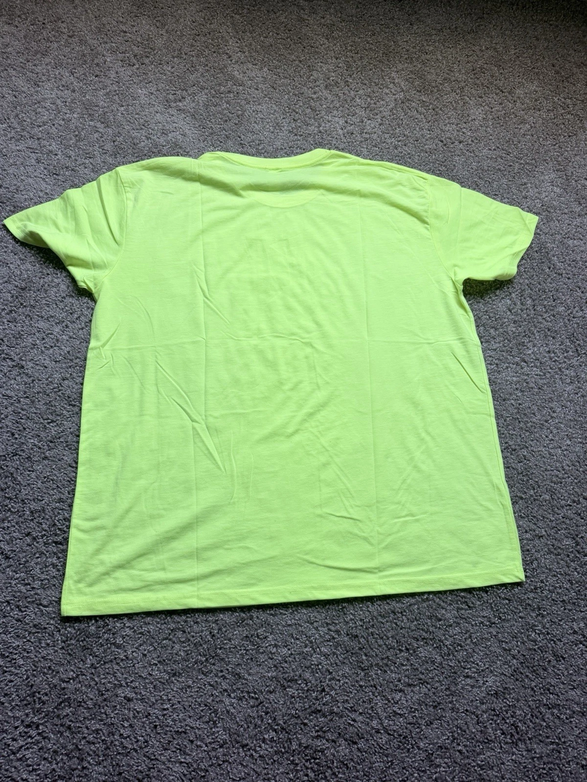 Gildan Men’s L Green Crew Neck Short Sleeve Cotton Knit Solid T-Shirt image 2