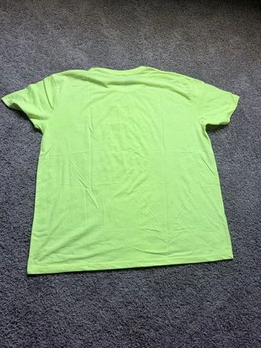 Gildan Men’s L Green Crew Neck Short Sleeve Cotton Knit Solid T-Shirt image 2