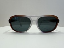 VINTAGE NEW 1970's Glam Unisex Gradient Frame w/Gray Lenses Sunglasses