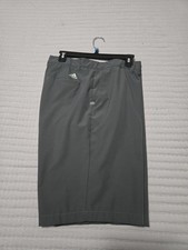 Adidas Men's Dress Shorts - Grey Size XL