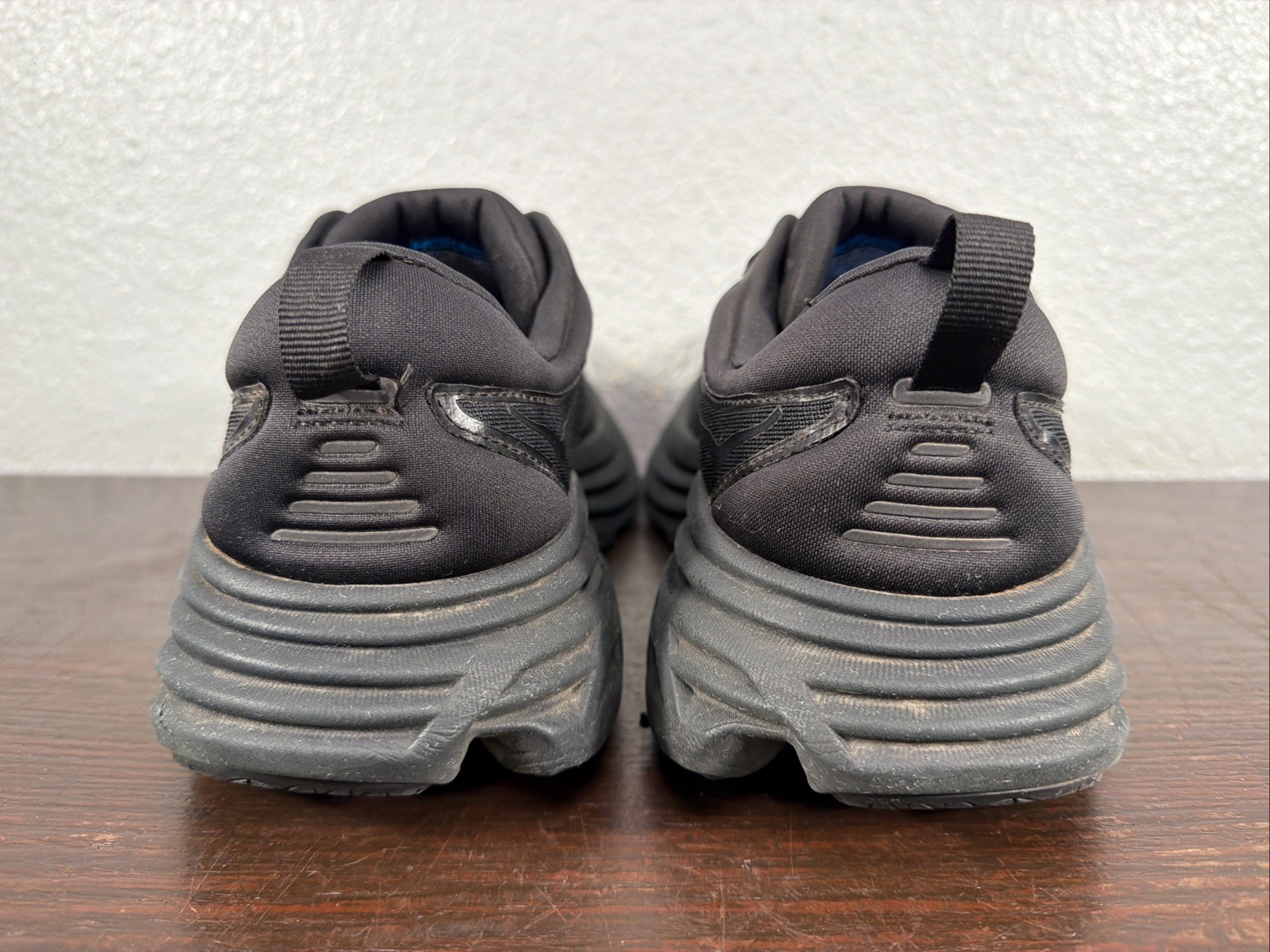 Hoka One One Bondi 8 Black Running Shoes 1123202 BBLC Men’s Size 9 D thumbnail 5