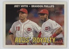 2016 Topps Heritage High Number Combo Cards Joey Votto Brandon Phillips 05k6