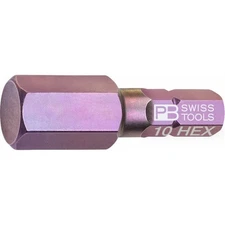 PB Swiss PB C6.210/10 Hex Precision Bit, 10 mm, L - 33 mm