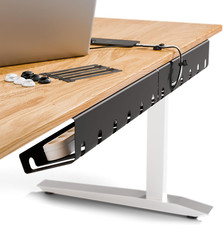 Cable Management under Desk, Set of 2 - Black