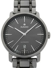 RADO Dia Master XL R14074112 40mm Gray Dial Stainless Steel Box Card #T423