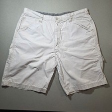 Wrangler Authentics Mens Beige Cargo Shorts Size 38 Cotton Utility 6UH2WDP