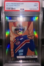 🔥2023 Panini Prizm - Manga Richard Petty #M4 CASE HIT! NASCAR HOF PSA9 🏁