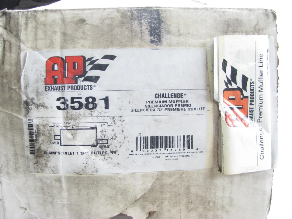 Silenciador de escape Ap 3581 para Honda Civic 1992-1995 1,5 L 1,6 L-L4 Foto 3 de 3