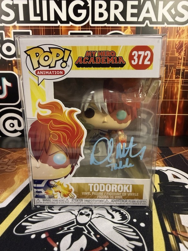 JSA David Matranga Funko My Hero Academia Todoroki 372 w Protector