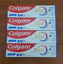 Colgate Total Active Prevention Whitening Gel Toothpaste 6oz (Lot of 4) 0.83 per gallon