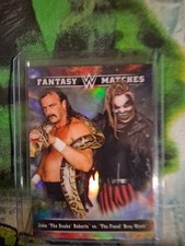 2020 Topps Chrome WWE Fantasy Matches The Fiend Bray Wyatt  Jake The Snake#Fm-12