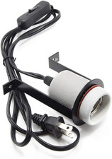 Reptile Ceramic Heat Lamp Holder Pet Heater Bracket for Heat Lamp Bulb 300W Bulb