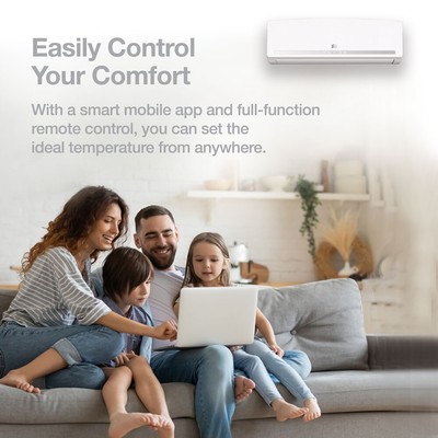 DIY 18K BTU 23.3 SEER 230V Mini-Split Heat Pump w/Full Install Kit, Perfect  Aire | eBay