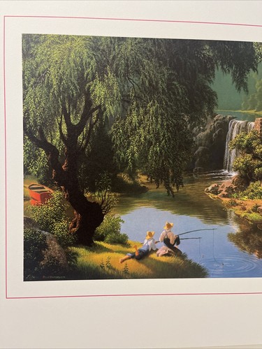 Vintage 1950’s Old Portfolio Prints(set) “ The Barefoot Boy” By Paul Detlefsen - Picture 12 of 14