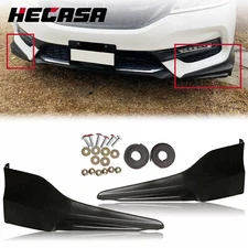 Fits 2016 2017 Honda Accord 4dr Sedan HFP Front Bumper Lip Splitter Kit - PU
