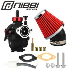 NIBBI Racing PE 24mm Flange Carburetor Air Filter Kit For Suzuki TS185 1971-1980