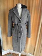 The Kooples Black And White Wool Coat Size 36 Fits 8/10 New With Tags