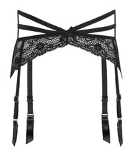 Agent Provocateur Sandra Black Suspender AP4 Large NWT 250